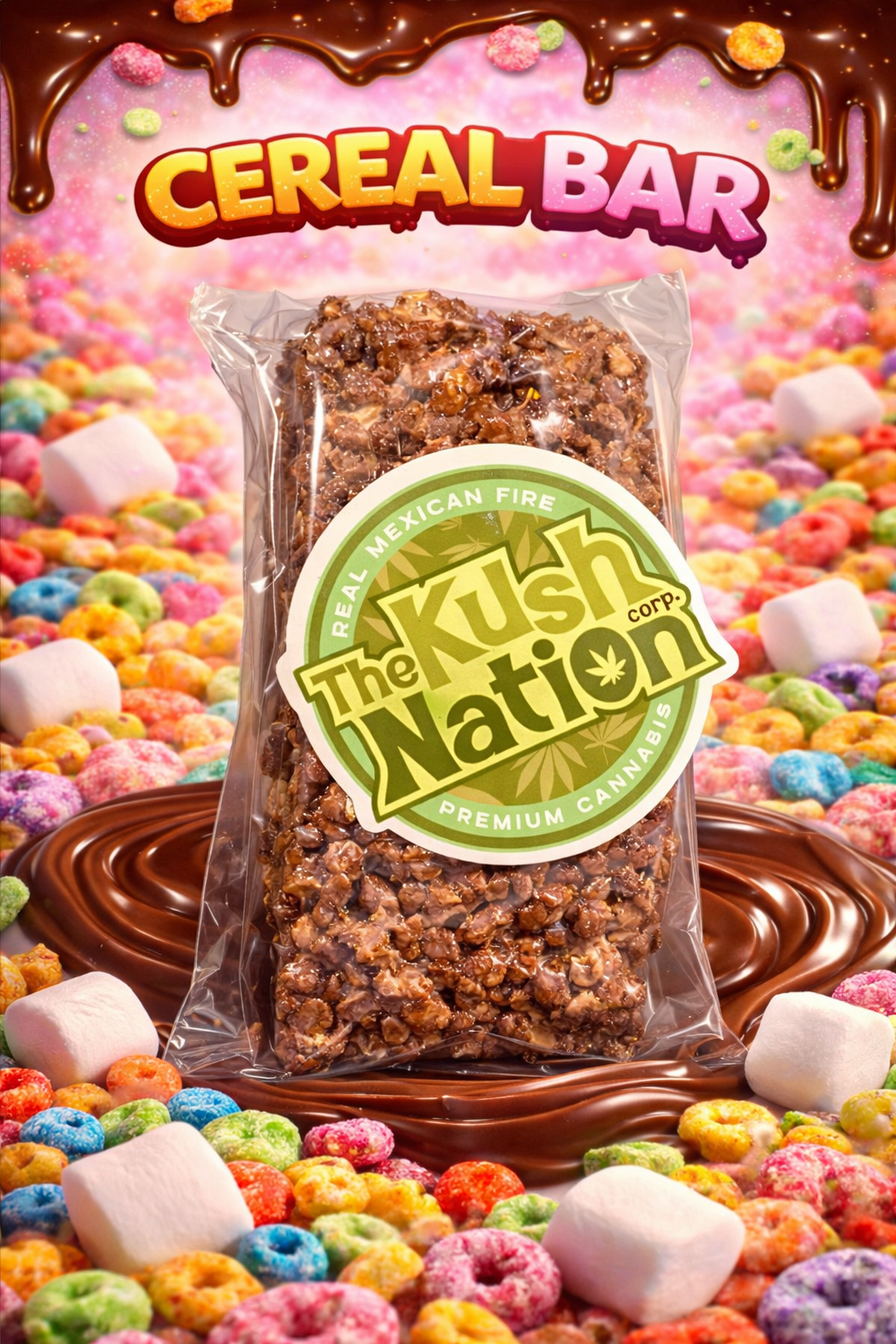 Barra de cereal con CBD